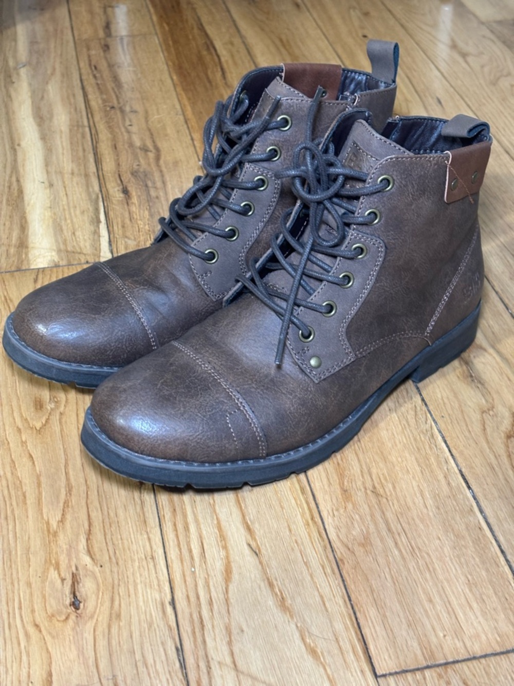Bullboxer B52 Brown Lace-Up Ankle Boots | Men’s Leather Casual Boot
